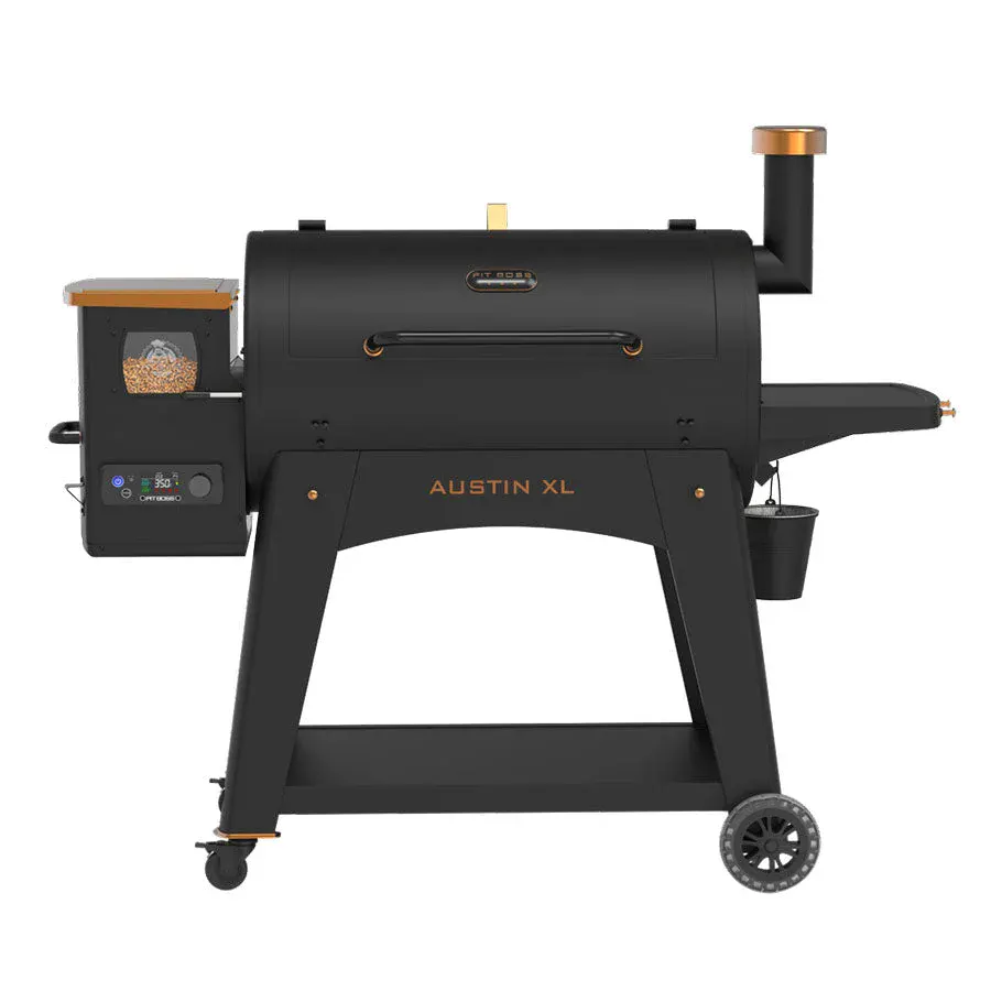Pit Boss Austin XL 1000 Onyx Edition pellet grill, front view